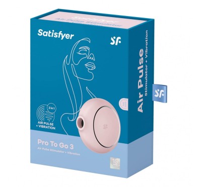 Masażer powietrzny Satisfyer Pro To Go 3 różowy